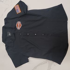 Harley Davidson Button Up